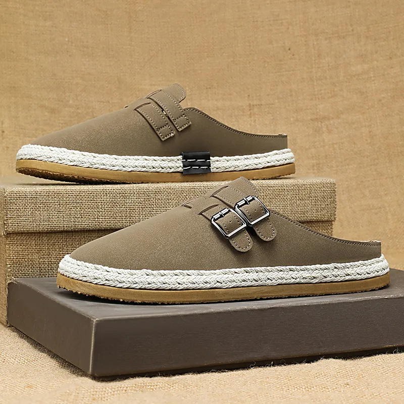 Budding Bear Abrasion Resistant Slip Resistant Closed Toe Slippers Men's-7