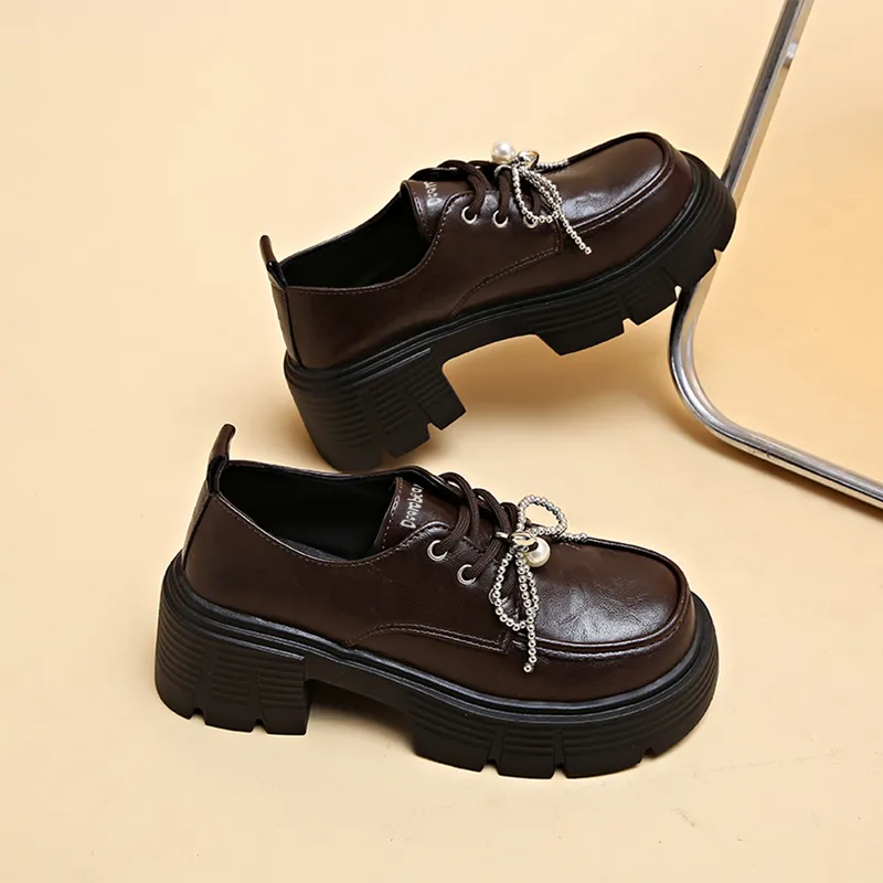Budding Bear Casual Single Shoes 4.5cm Women's-23