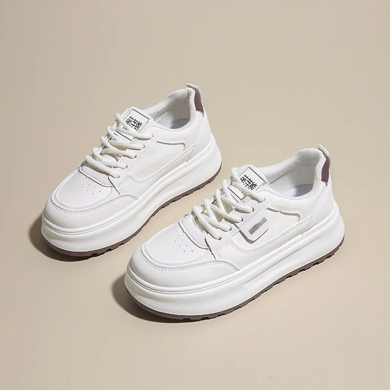 Budding Bear Anti-Slip And Wear-Resistant Height Increasing Low-Top Skateboard Shoes Women's-16