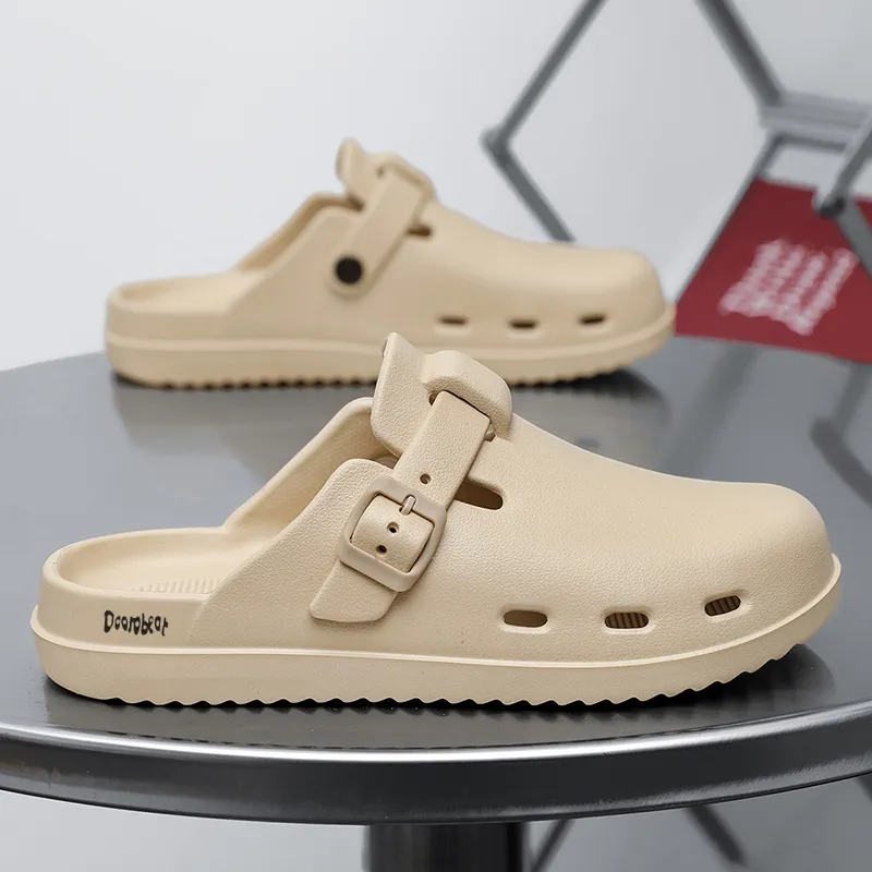 Budding Bear EVA Abrasion Resistant Slip Resistant Wrap toe Slippers Men's-11