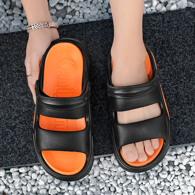 Budding Bear EVA Quiet Slip-Resistant Odor-Resistant Abrasion-Resistant Slide Slippers Unisex-9