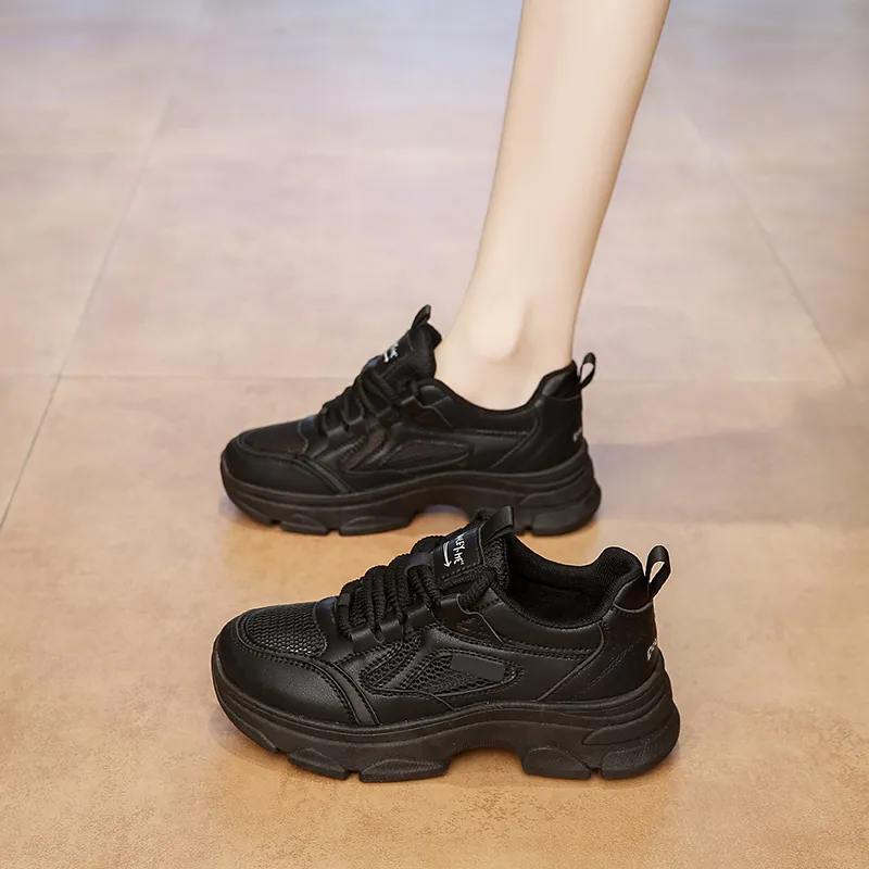 Budding Bear Anti Slip Wear Resistant Low Top Chunky Sneakers Women's-2