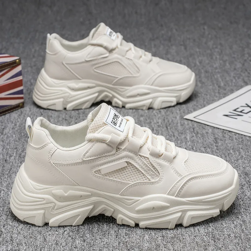 Budding Bear Anti Slip Wear Resistant Low Top Chunky Sneakers Men's Box-14