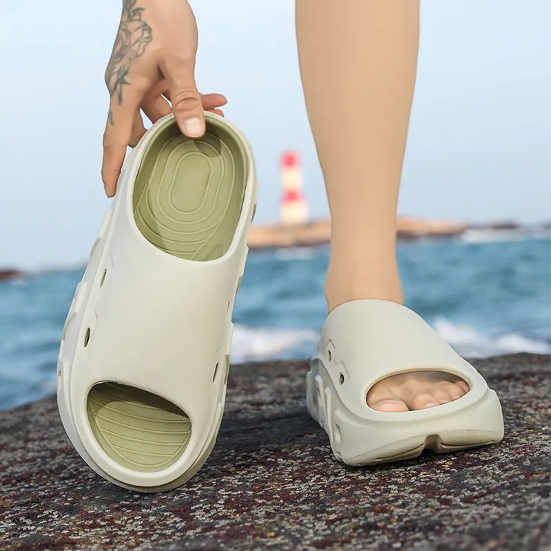 Budding Bear EVA Quiet Slip Resistant Odor Resistant Abrasion Resistant Slide Slippers Unisex-10