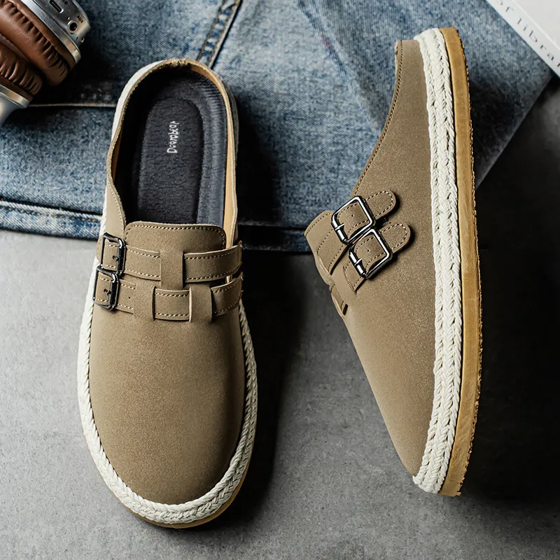 Budding Bear Abrasion Resistant Slip Resistant Closed Toe Slippers Men's-6