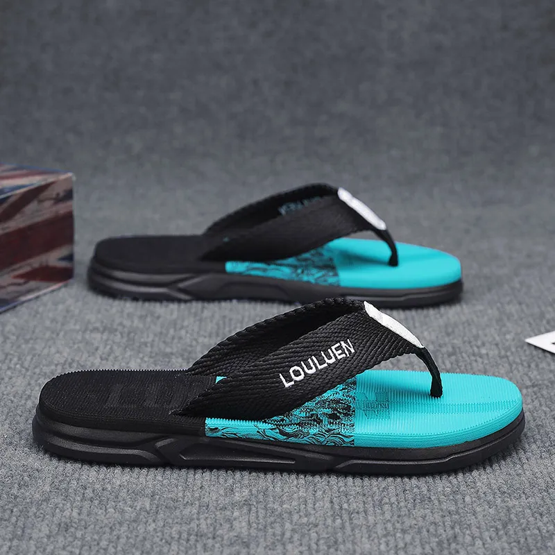 Budding Bear Quiet Odor Resistant Abrasion Resistant Slip Resistant Flip Flops Men's-6