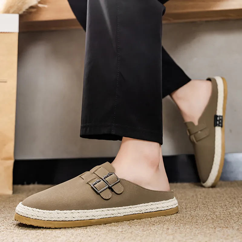 Budding Bear Abrasion Resistant Slip Resistant Closed Toe Slippers Men's-8