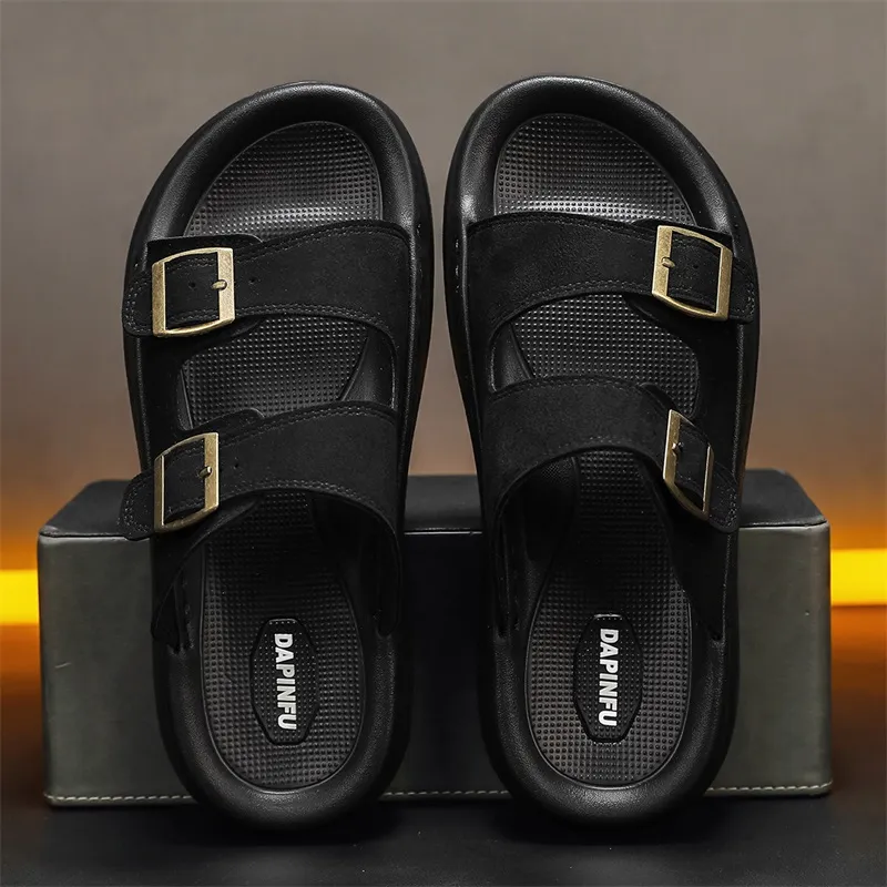 Budding Bear Quiet Slip Resistant Odor Resistant Abrasion Resistant Slide Slippers Men's-2