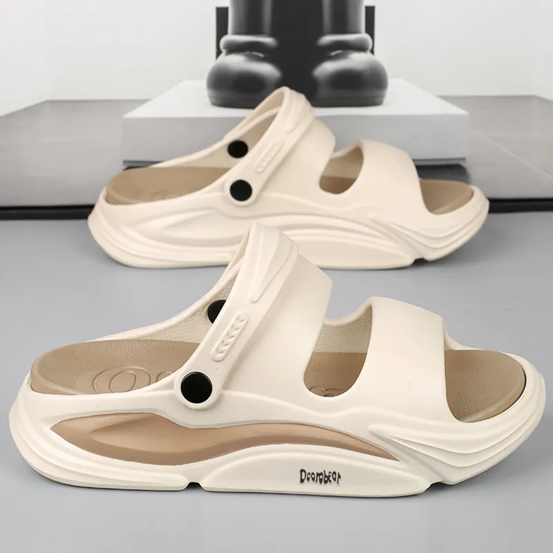 Budding Bear EVA Quiet Slip-Resistant Odor-Resistant Abrasion-Resistant Slide Slippers Unisex-17