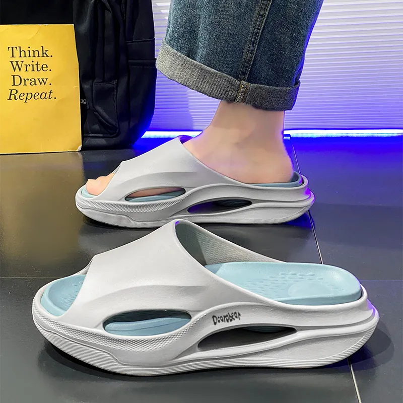 Budding Bear Slip Resistant Shock Absorbers Slide Slippers Men's-9