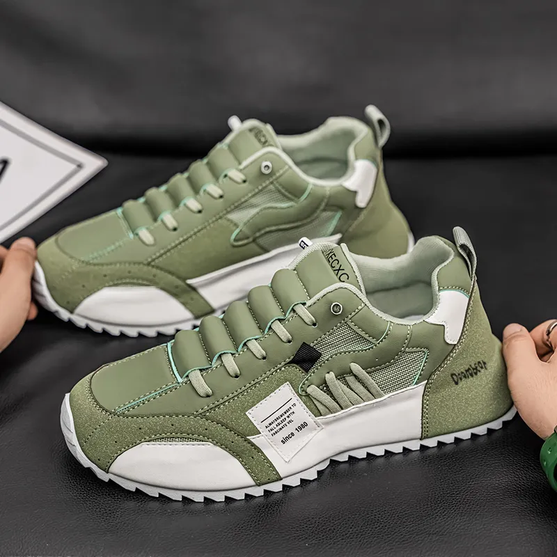 Budding Bear Anti-Slip And Wear-Resistant Lightweight Height Increasing Low-Top Casual Shoes Men's-5