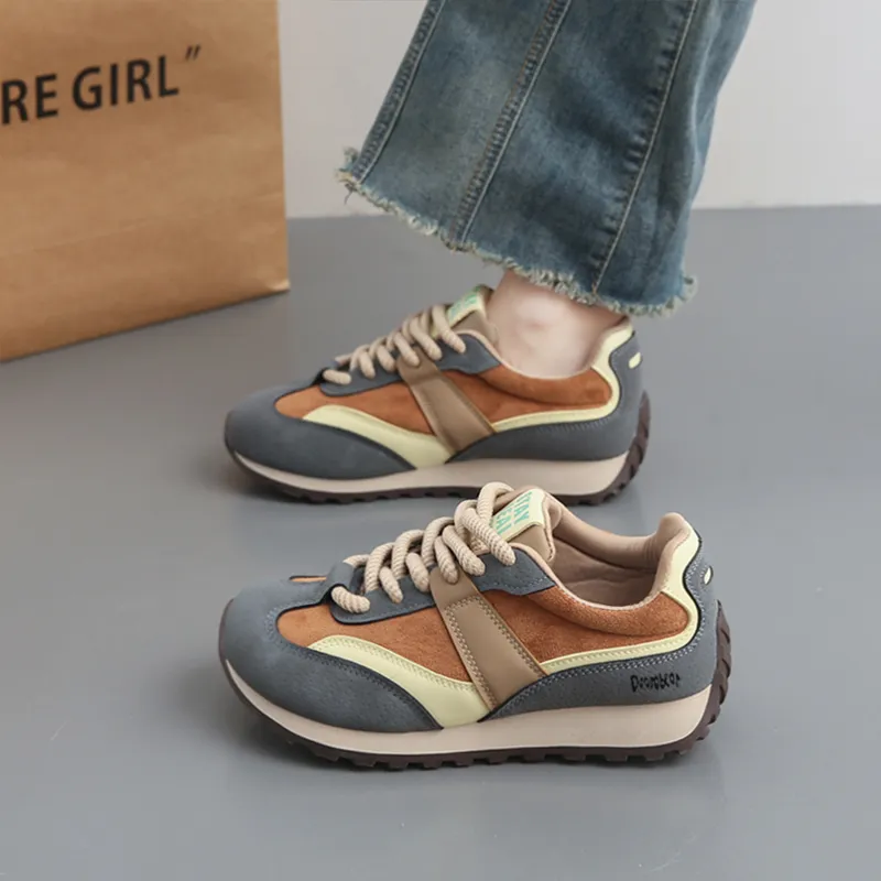 Budding Bear Anti-Slip And Wear-Resistant Lightweight Height Increasing Low-Top Casual Shoes Women's-10
