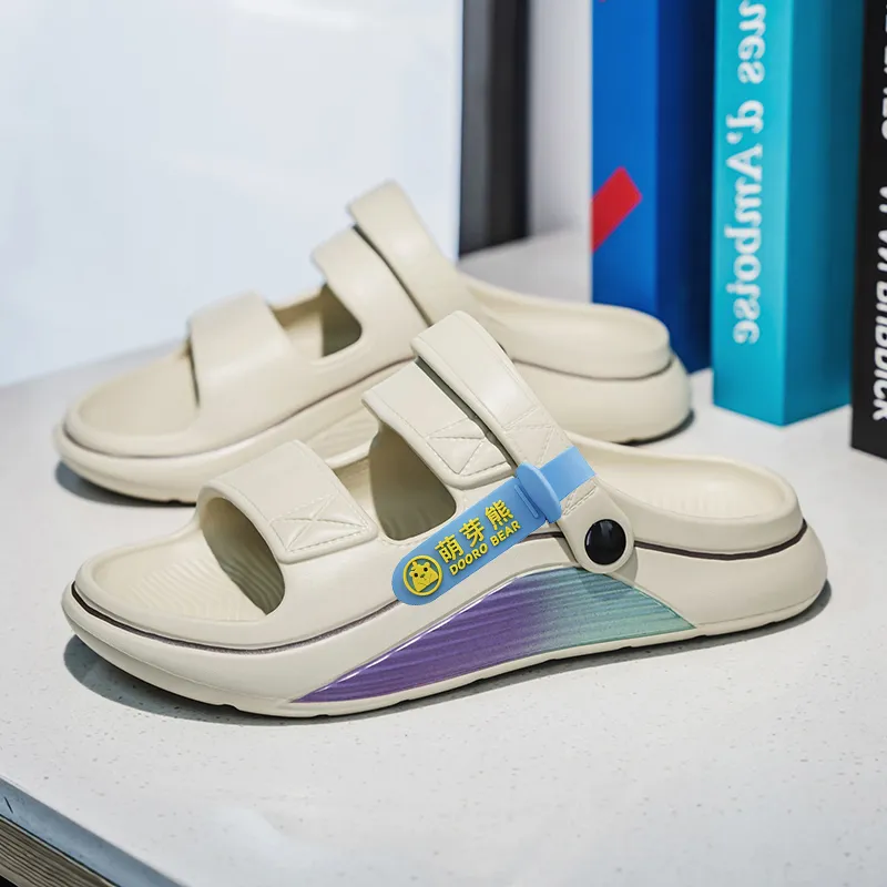 Budding Bear Cut-Out Slip-Resistant Odor-Resistant Slide Slippers Unisex-56