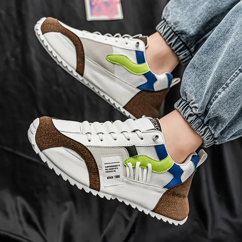 Budding Bear Anti-Slip And Wear-Resistant Lightweight Height Increasing Low-Top Casual Shoes Men's-35