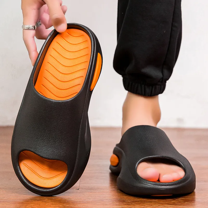Budding Bear Quiet Slip Resistant Abrasion Resistant Slide Slippers Men's-13