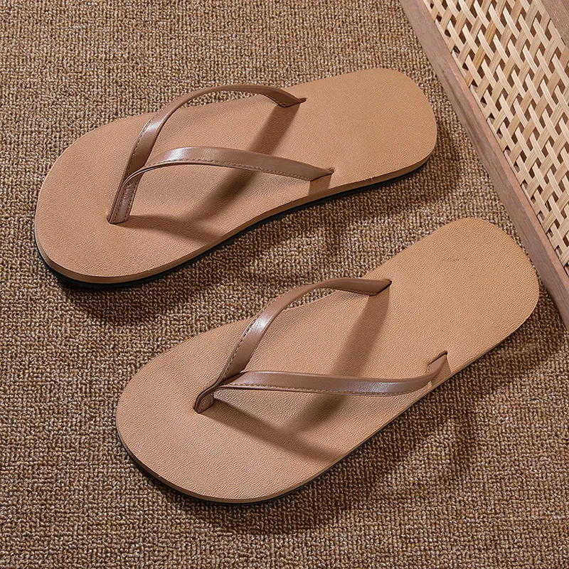 Budding Bear Quiet Odor Resistant Abrasion Resistant Slip Resistant Flip Flops Men's-7