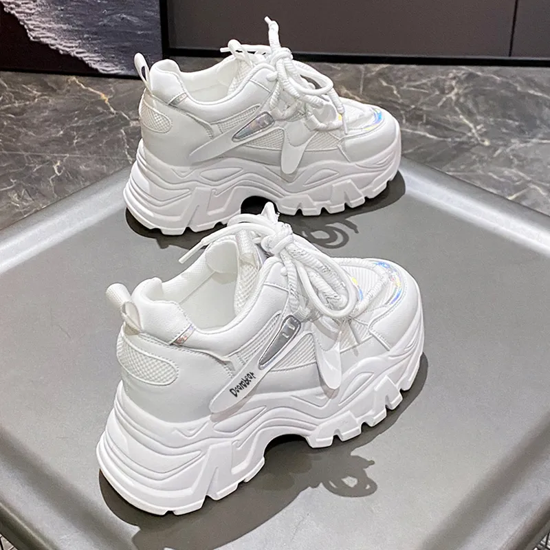 Budding Bear Abrasion Resistant Breathable Slip Resistant Low Top Chunky Sneakers Women's-9