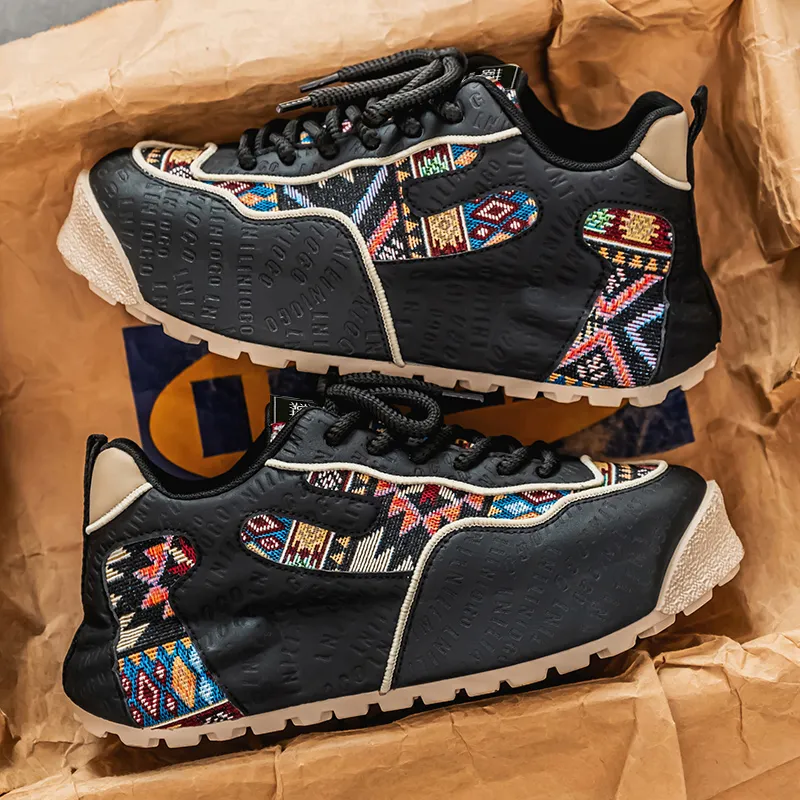 Budding Bear Slip Resistant, Abrasion Resistant, Lightweight, Height Increasing Low Top Casual Shoes Men's Box-23