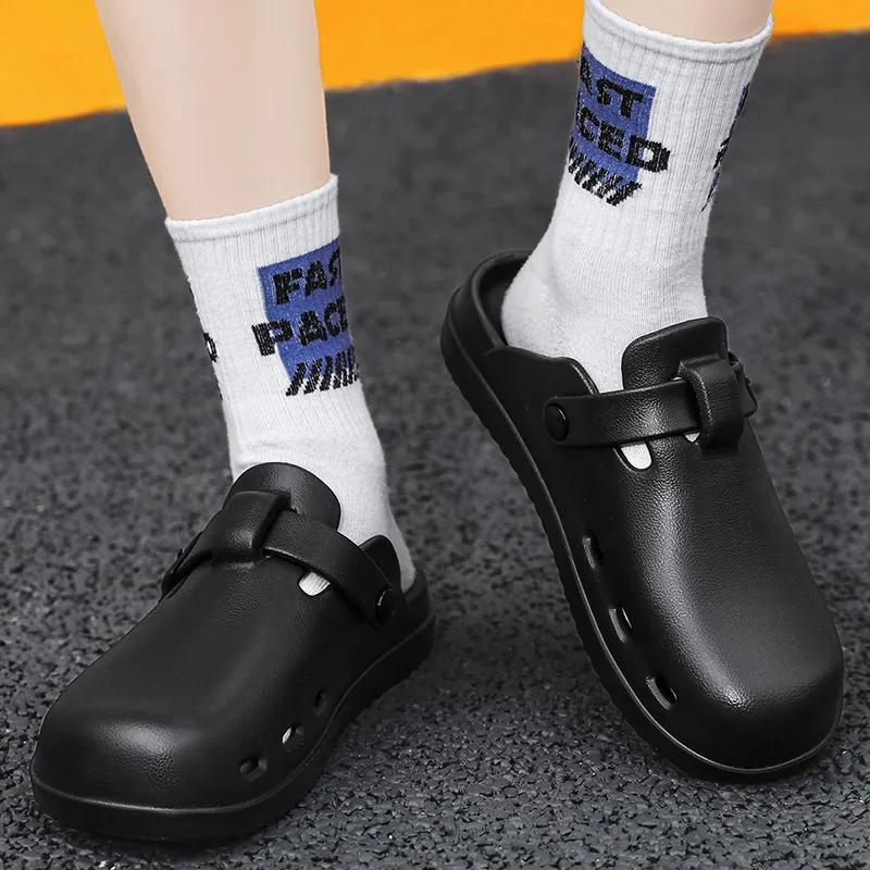 Budding Bear EVA Abrasion Resistant Slip Resistant Wrap toe Slippers Men's-3