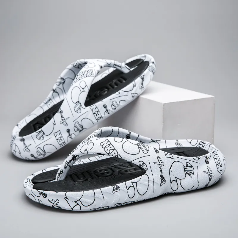 Budding Bear Quiet Odor Resistant Abrasion Resistant Slip Resistant Flip Flops Men's-11