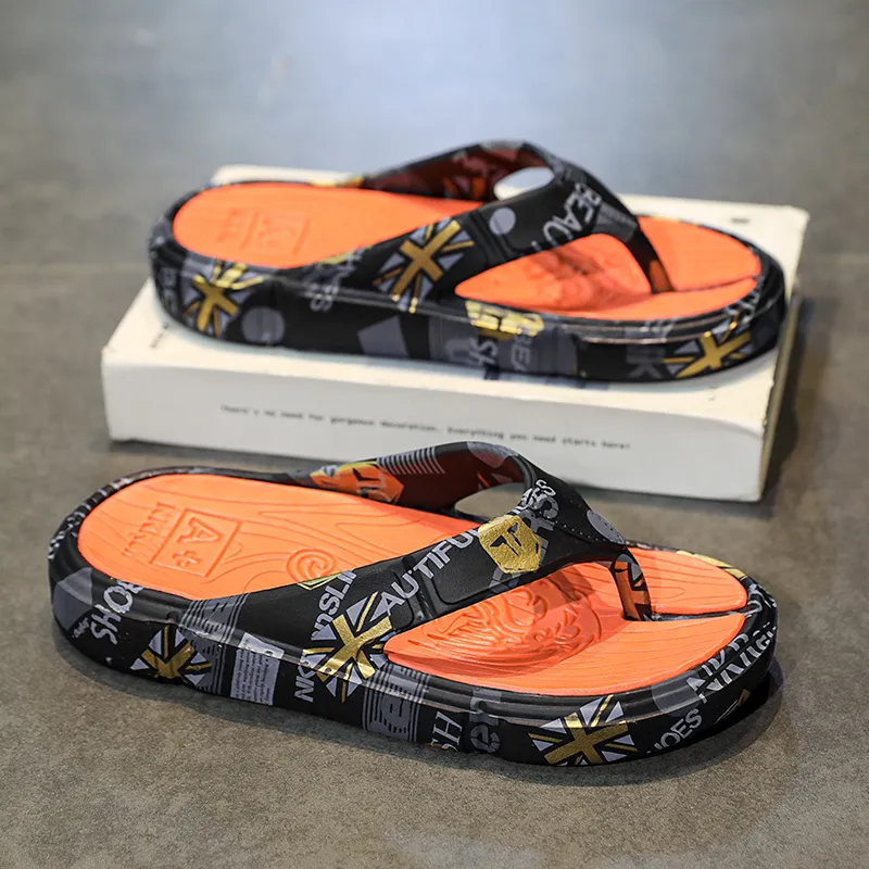 Budding Bear EVA Abrasion Resistant Slip Resistant Flip Flops Men's-1