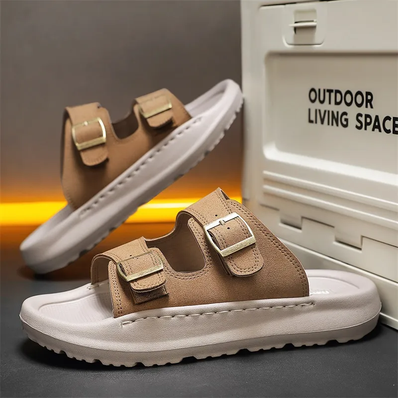 Budding Bear Quiet Slip Resistant Odor Resistant Abrasion Resistant Slide Slippers Men's-6