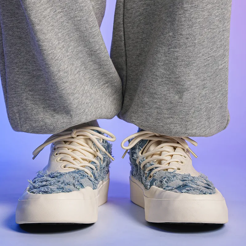 Budding Bear Anti Slip Wear Resistant Low Top Canvas Shoes Unisex Box-3