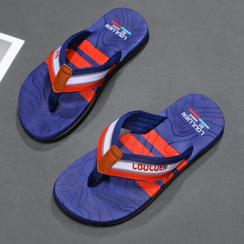 Budding Bear Quiet Odor Resistant Abrasion Resistant Slip Resistant Flip Flops Men's-7