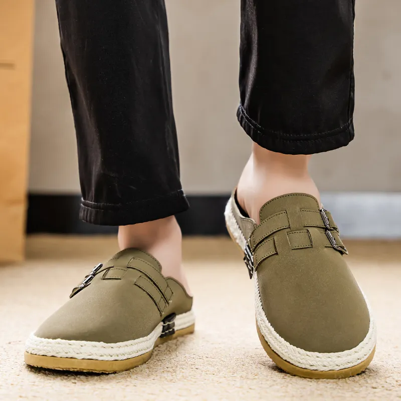 Budding Bear Abrasion Resistant Slip Resistant Closed Toe Slippers Men's-13