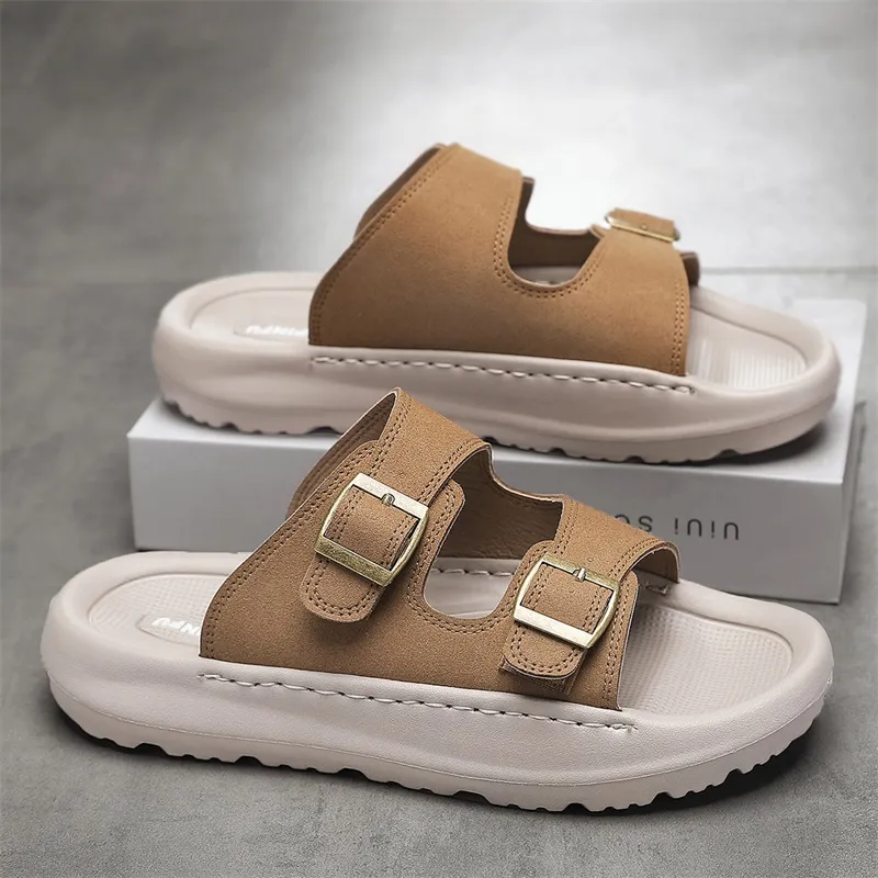 Budding Bear Quiet Slip Resistant Odor Resistant Abrasion Resistant Slide Slippers Men's-7