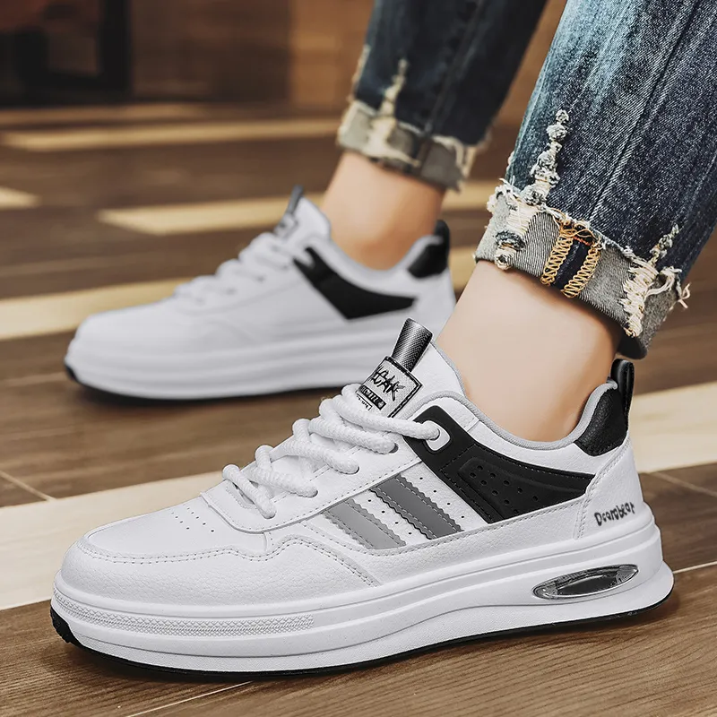Budding Bear Anti-Slip Wear-Resistant Lightweight Breathable Low-Top Skateboard Shoes Men's-17