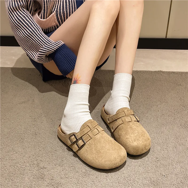 Budding Bear Quiet Abrasion Resistant Closed Toe Slippers Women's-8