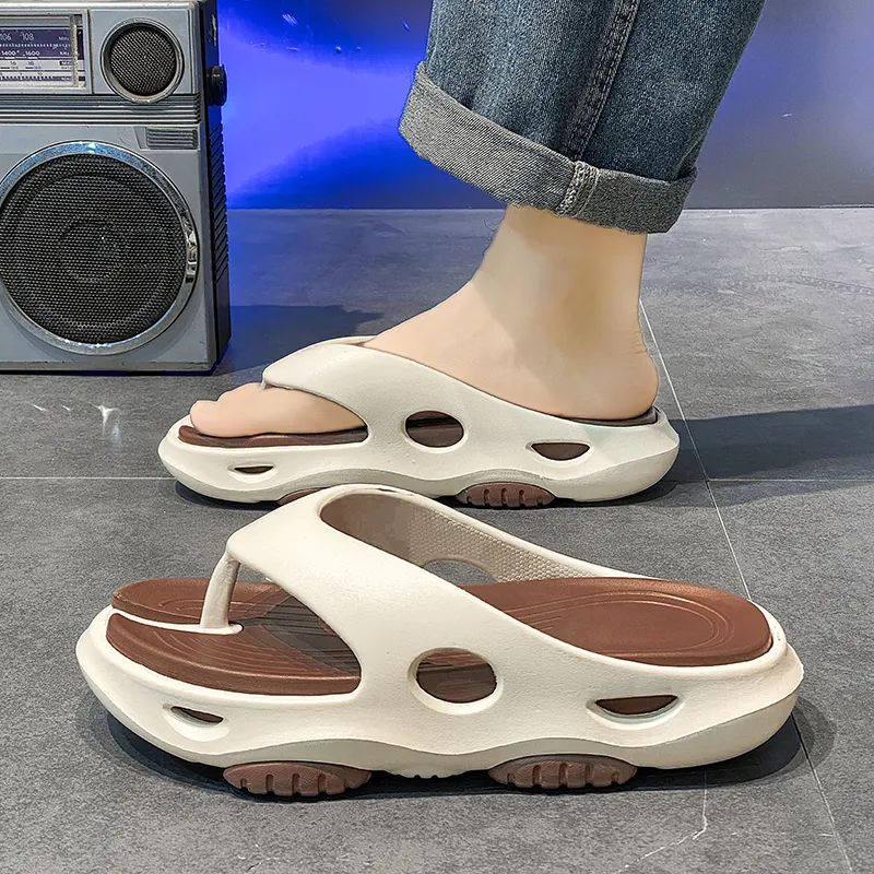 Budding Bear EVA Quiet Odor Resistant Abrasion Resistant Slip Resistant Flip Flops Men's-13