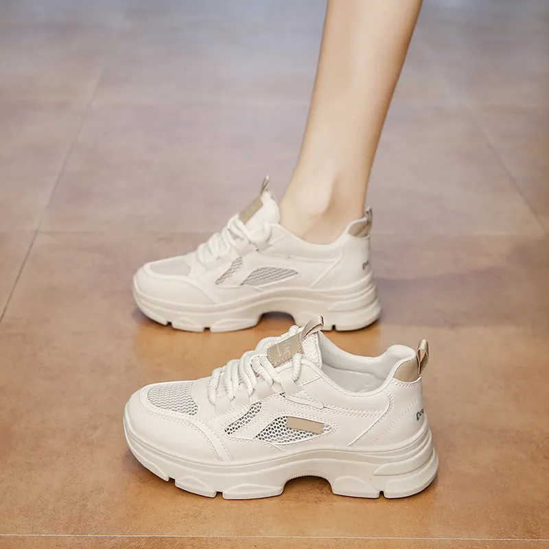 Budding Bear Anti Slip Wear Resistant Low Top Chunky Sneakers Women's-14