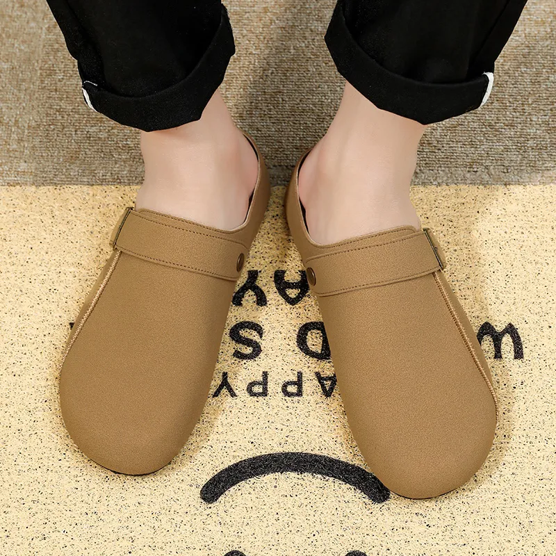 Budding Bear Quiet Abrasion Resistant Wrap toe Slippers Men's-8