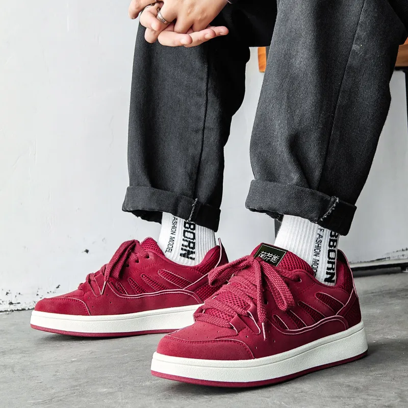 Budding Bear Low Top Skateboard Shoes Men's-4