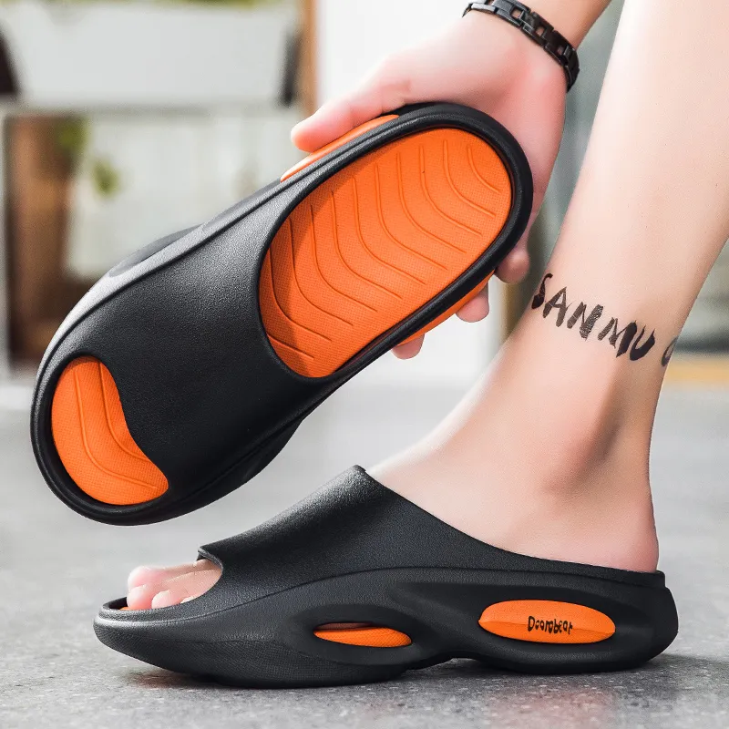Budding Bear Quiet Slip Resistant Abrasion Resistant Slide Slippers Men's-14