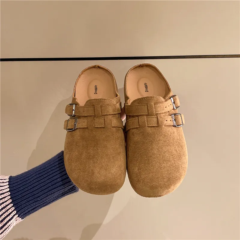 Budding Bear Quiet Abrasion Resistant Closed Toe Slippers Women's-2