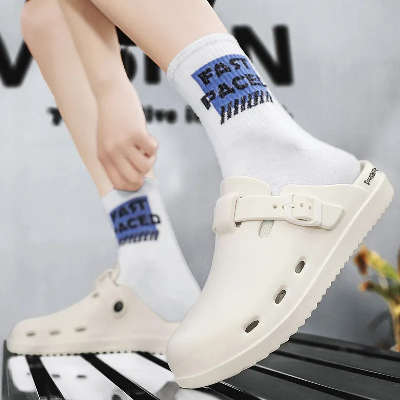 Budding Bear EVA Abrasion Resistant Slip Resistant Wrap toe Slippers Men's-7
