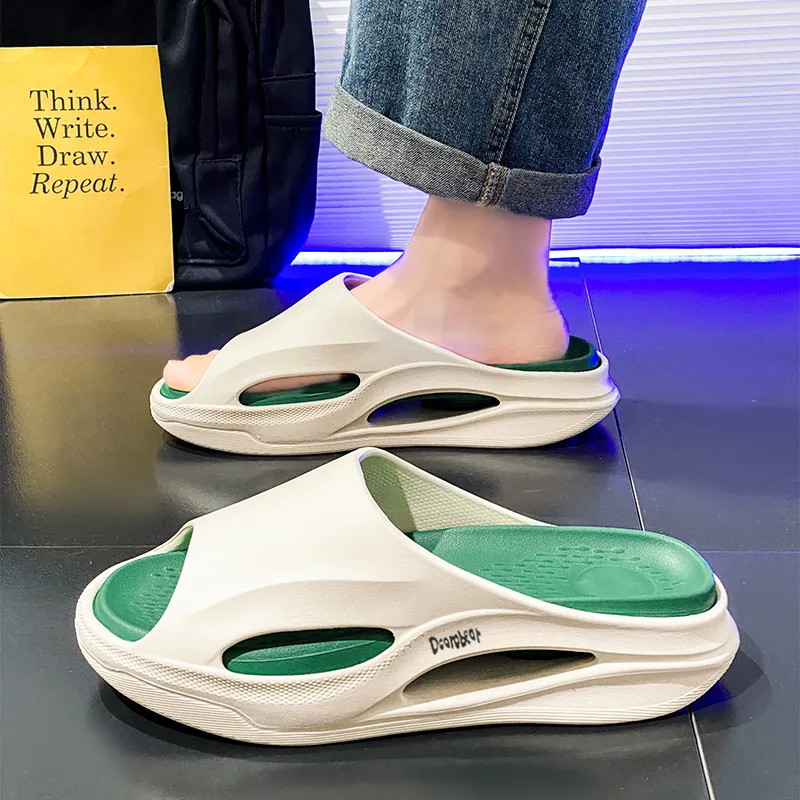 Budding Bear Slip Resistant Shock Absorbers Slide Slippers Men's-19