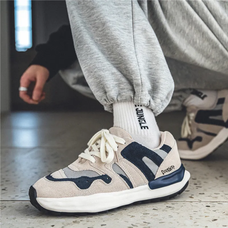 Budding Bear Slip Resistant, Abrasion Resistant, Lightweight, Height Increasing Low Top Casual Shoes Men's Box-7