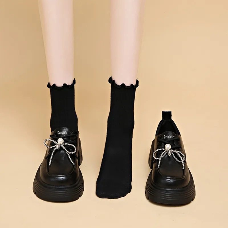Budding Bear Casual Single Shoes 4.5cm Women's-2