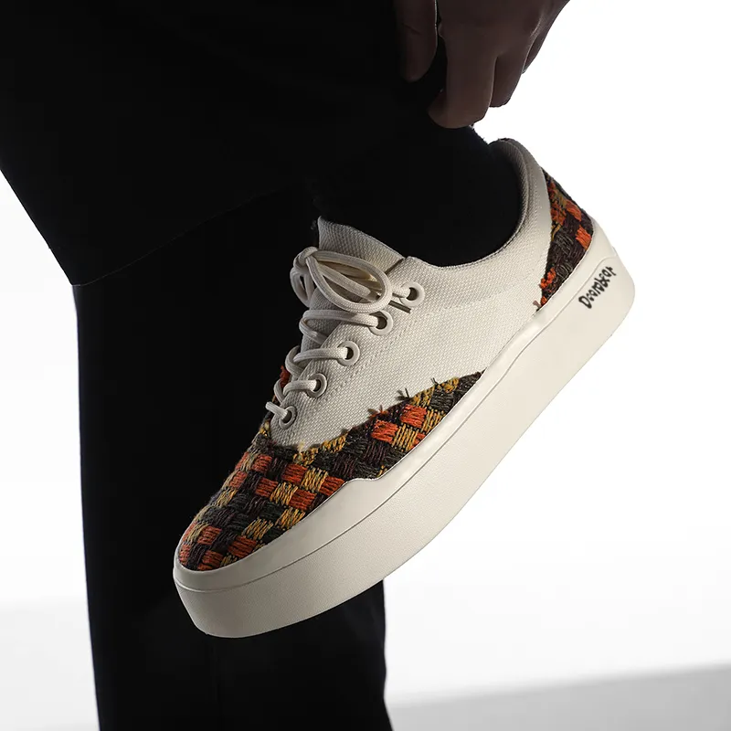 Budding Bear Anti Slip Wear Resistant Low Top Canvas Shoes Unisex Box-43