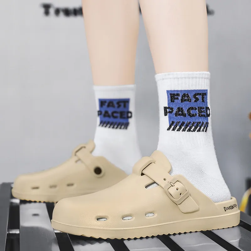 Budding Bear EVA Abrasion Resistant Slip Resistant Wrap toe Slippers Men's-12