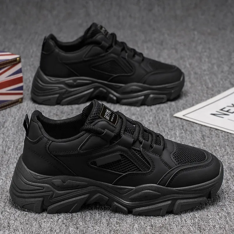 Budding Bear Anti Slip Wear Resistant Low Top Chunky Sneakers Men's Box-8