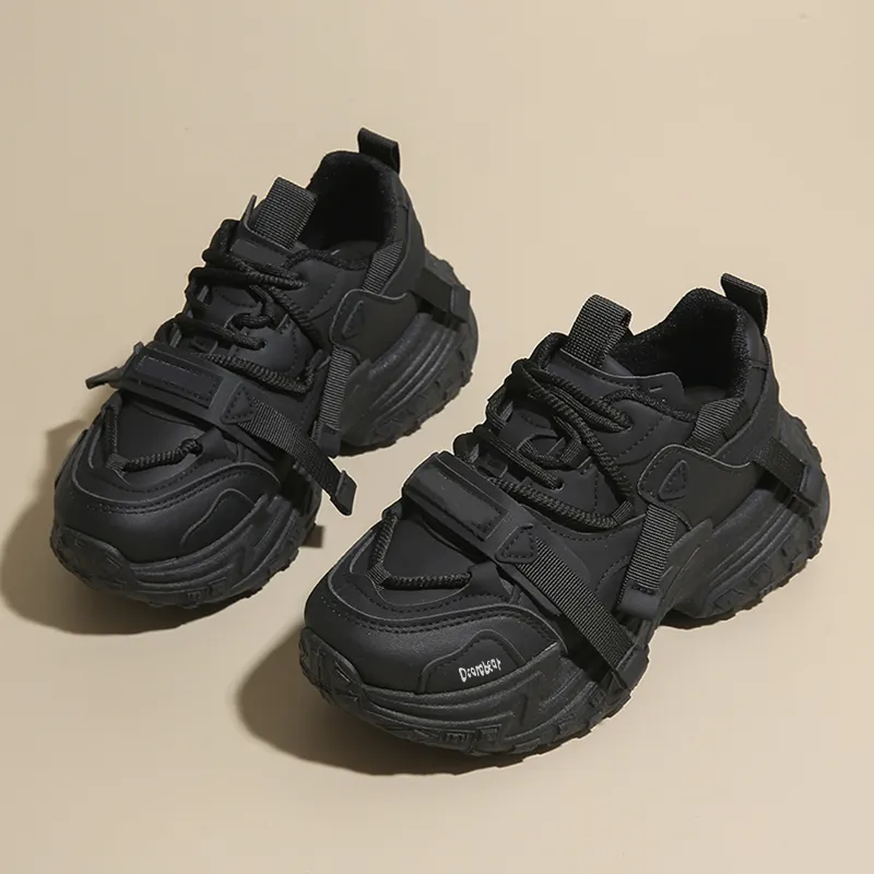 Budding Bear Anti Slip Wear Resistant Breathable Lightweight Height Increasing Low Top Chunky Sneakers Women's-12