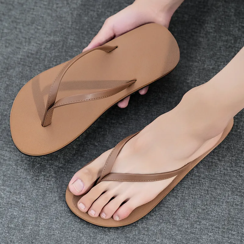 Budding Bear Quiet Odor Resistant Abrasion Resistant Slip Resistant Flip Flops Men's-9