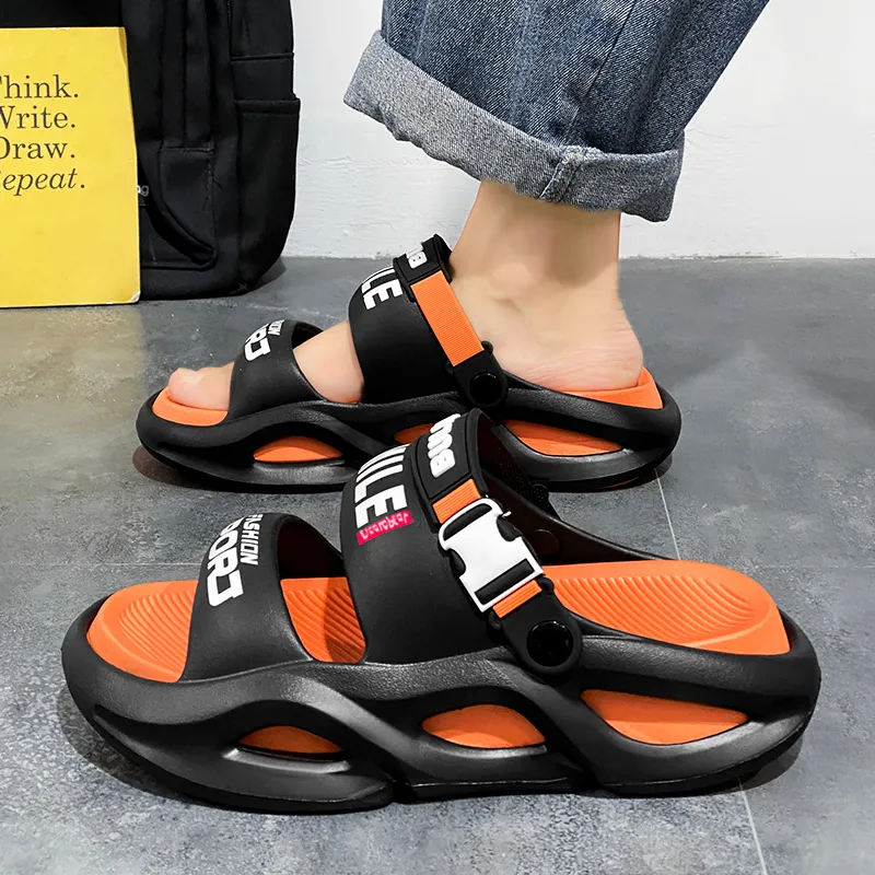 Budding Bear EVA Cut Out Slip Resistant Quick Dry Slide Slippers Unisex-22