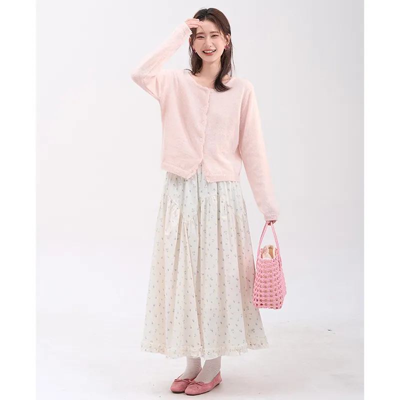 HTMEME Casual Long Skirt Women's-6