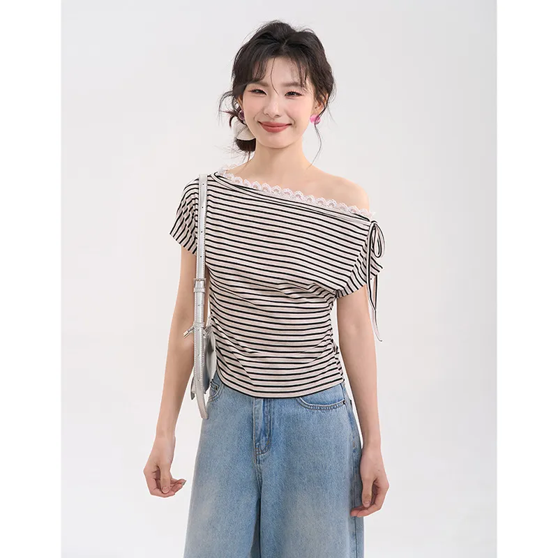 HTMEME T Shirts Women's Apricot-2